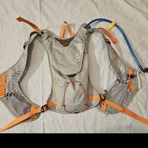 CamelBak Gray Hydration Vest with Orange Accents